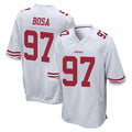 Punc SF.49ers #97 Nick Bosa Player White Home Game Stitched Jerseys