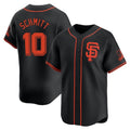 Punc SF.Giants #10 Casey Schmitt Player  Black 2026 Home Limited Stitched Jerseys