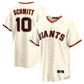Punc SF.Giants #10 Casey Schmitt Player Cream Home Game Stitched Jerseys
