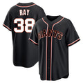 Punc SF.Giants #38 Robbie Ray Player Black Fashion Out Home Limited Stitched Jerseys