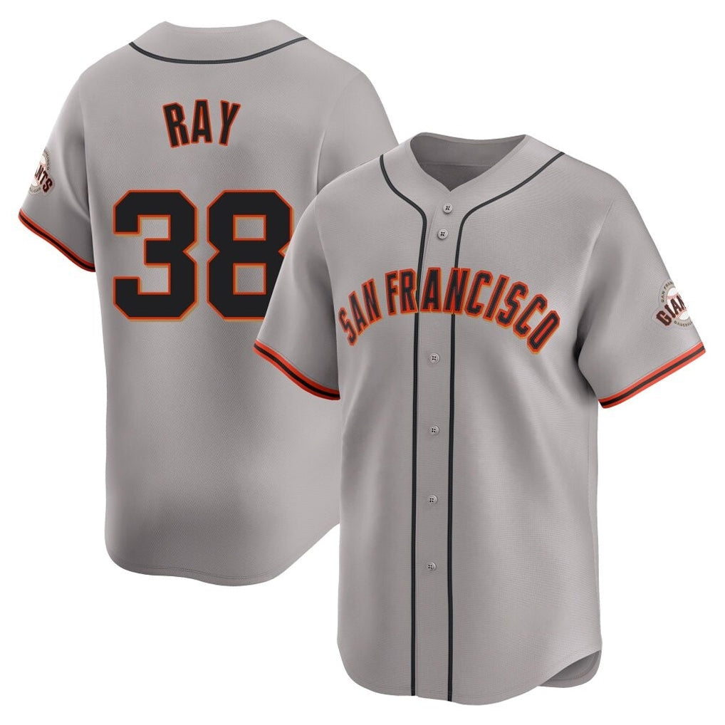 Punc SF.Giants #38 Robbie Ray Player Gray Home Limited Stitched Jerseys