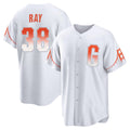Punc SF.Giants #38 Robbie Ray Player White City Connect Home Game Stitched Jerseys