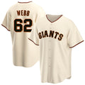 Punc SF.Giants #62 Logan Webb Player Cream Home Game Stitched Jerseys