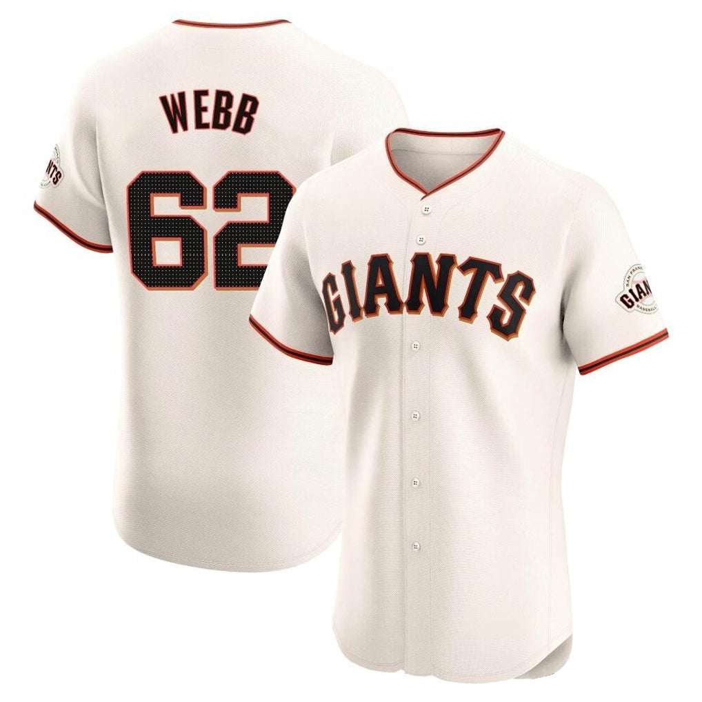 Punc SF.Giants #62 Logan Webb Player Cream Home Limited Elite Stitched Jerseys