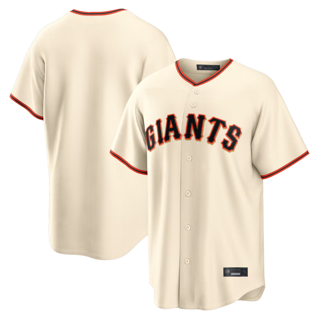 Punc SF.Giants ## Giants Blank Player Cream Home Game Stitched Jerseys
