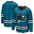 Punc S.Jose Sharks Teal Home Breakaway Jerseys