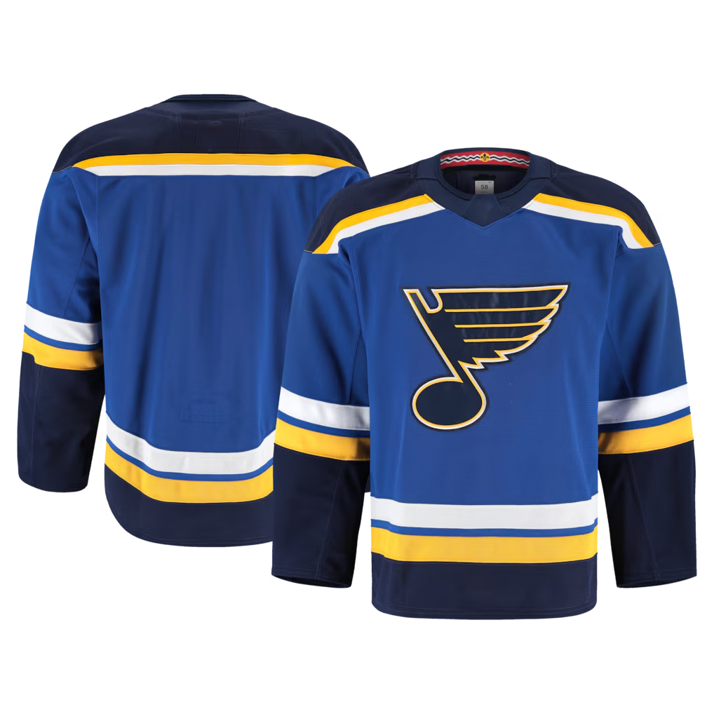 Punc St.L.Blues Blue Alternate Authentic Pro Jerseys