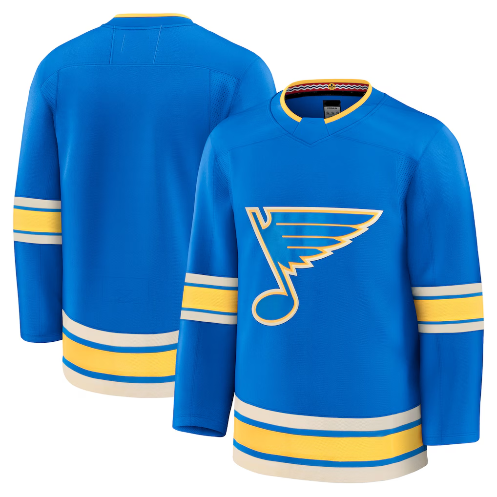 Punc St.L.Blues Blue Alternate Premium Jerseys