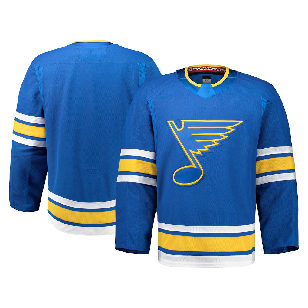 Punc St.L.Blues Blue Home Authentic Pro Jerseys