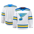 Punc St.L.Blues White Away Authentic Pro Jerseys