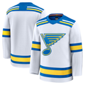 Punc St.L.Blues White Away Premium Jerseys