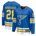 Punc St.L.Blues #21 Blues Jimmy Snuggerud Blue Home Breakaway Jerseys