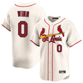 Punc St. Louis Cardinals #0 Masyn Winn Player Cream Home Limited Stitched Jerseys