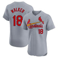 Punc St. Louis Cardinals #18 Jordan Walker Player Gray Home Limited Elite Stitched Jerseys