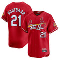 Punc St. Louis Cardinals #21 Lars Nootbaar Player Red City Connect Limited Stitched Jerseys
