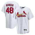 Punc St. Louis Cardinals #48 Ivan Herrera Player White Home Game Stitched Jerseys