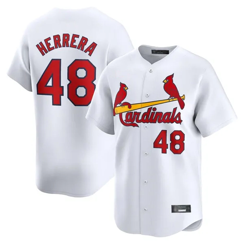 Punc St. Louis Cardinals #48 Ivan Herrera Player White Home Limited Stitched Jerseys