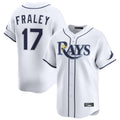 Punc TB.Rays #17 Jake Fraley Player White Home Limited Stitched Jerseys