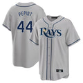 Punc TB.Rays #44 Ryan Pepiot Player Gray Home Limited Stitched Jerseys