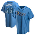 Punc TB.Rays #44 Ryan Pepiot Player Light Blue Home Game Stitched Jerseys