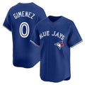 Punc T.Blue Jays #0 Andres Gimenez Player Royal Home Game Stitched Jerseys