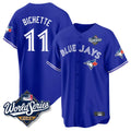 Punc T.Blue Jays #11 Bo Bichette Player Blue 2025 World Series Rush Limited Stitched Jerseys