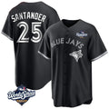 Punc T.Blue Jays #25 Anthony Santander Player Black 2025 World Series City Connect Limited Stitched Jerseys
