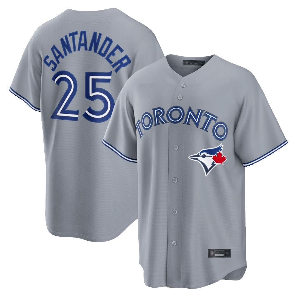 Punc T.Blue Jays #25 Anthony Santander Player Gray Home Limited Stitched Jerseys