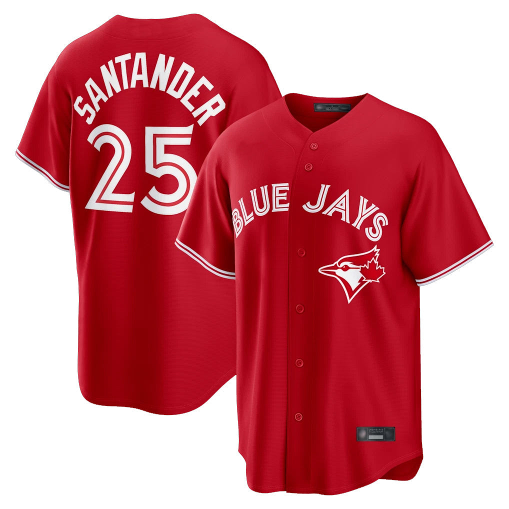 Punc T.Blue Jays #25 Anthony Santander Player Red Home Limited Stitched Jerseys