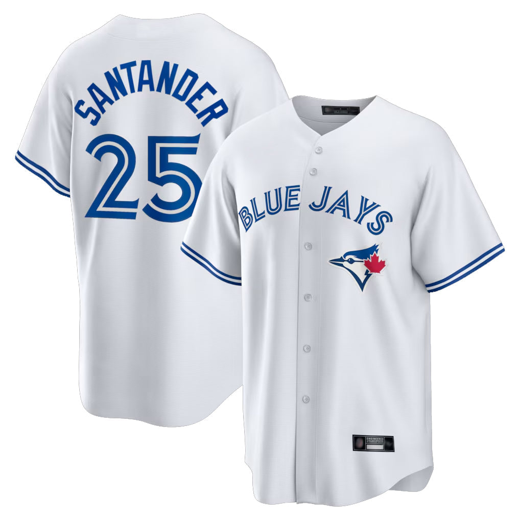 Punc T.Blue Jays #25 Anthony Santander Player White Game Stitched Jerseys