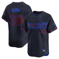 Punc T.Blue Jays #30 Alejandro Kirk Player Black City Connect Stitched Jerseys