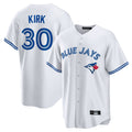 Punc T.Blue Jays #30 Alejandro Kirk Player White Home Game Stitched Jerseys