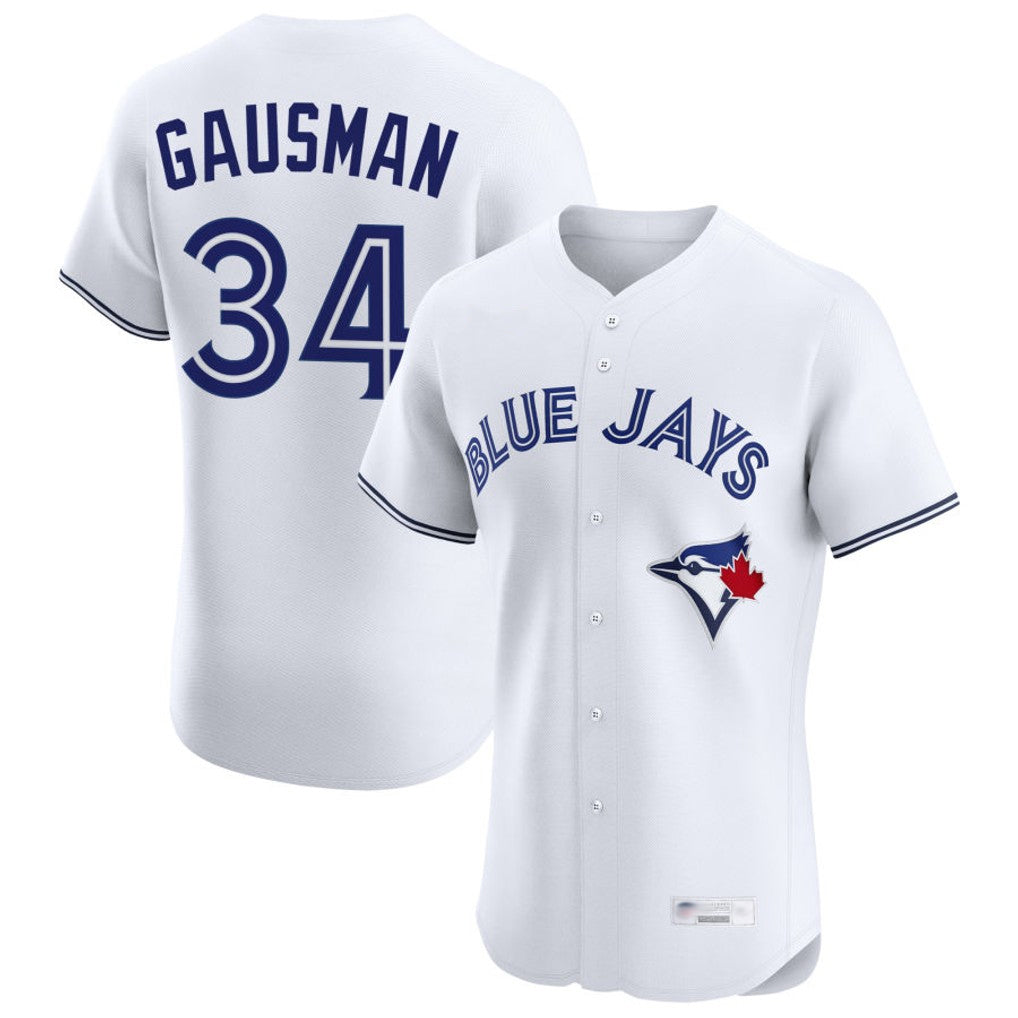 Punc T.Blue Jays #34 Kevin Gausman Player White Home Elite Stitched Jerseys