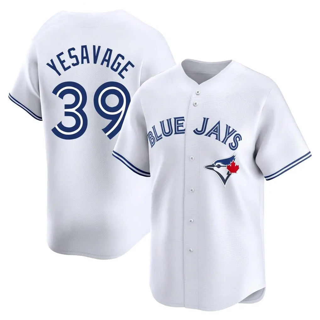 Punc T.Blue Jays #39 Trey Yesavage Player White Home Limited Stitched Jerseys