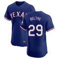 Punc T.Rangers #29 Adrian Beltre Player Royal Home Limited Elite Stitched Jerseys