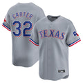 Punc T.Rangers #32 Evan Carter Player Gray Home Limited Stitched Jerseys