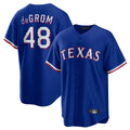 Punc T.Rangers #48 Jacob deGrom Player Royal Home Game Stitched Jerseys