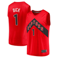 Punc T.Raptors #1 Gradey Dick Red Fast Break Player Jerseys - Icon Edition