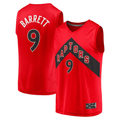 Punc T.Raptors #9 RJ Barrett Red Fast Break Player Jerseys - Icon Edition