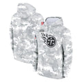 Punc T.Titans Camo Arctic Salute to Service Pullover Hoodies Home Game Blank Player Stitched Jerseys