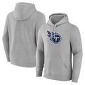 Punc T.Titans Light Gray LOGO Pullover Hoodies Home Game Blank Player Stitched Jerseys