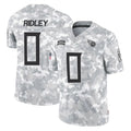 Punc T.Titans #0 Calvin Ridley Player Arctic Camo Limited Salute to Service Home Game Stitched Jerseys
