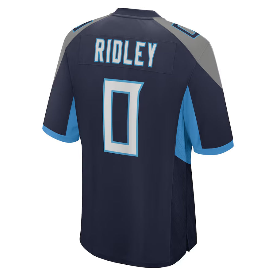 Punc T.Titans #0 Calvin Ridley Player Navy Home Game Stitched Jerseys