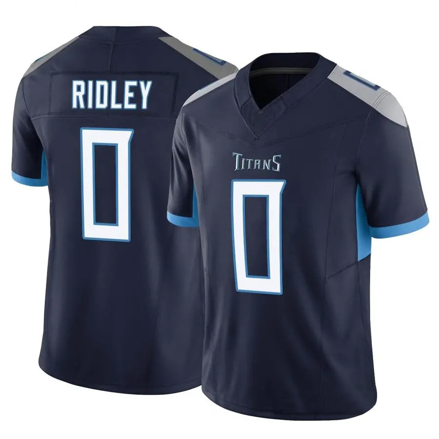 Punc T.Titans #0 Calvin Ridley Player Navy Vapor F.U.S.E. Limited Stitched Jerseys