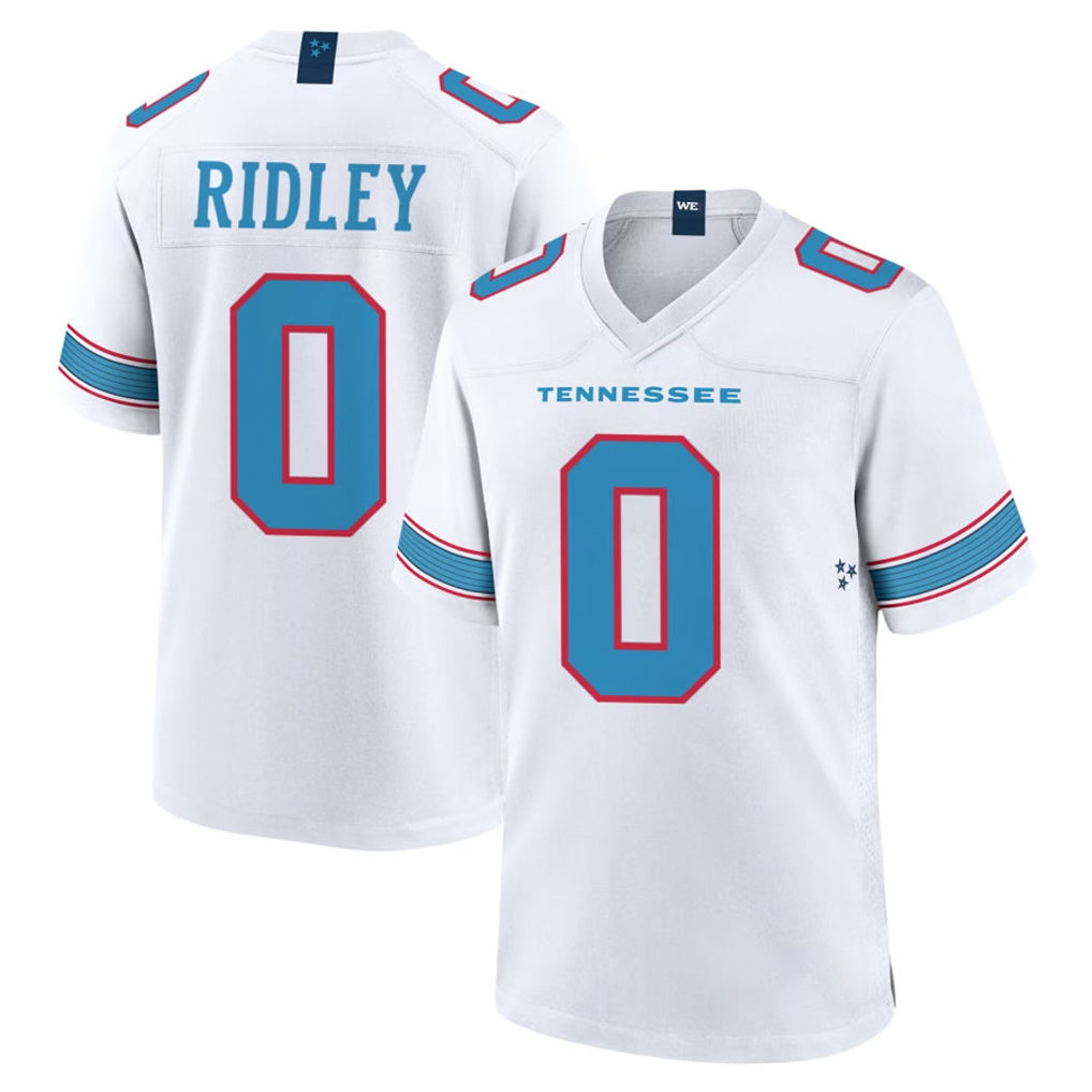 Punc T.Titans #0 Calvin Ridley Player White 2026 Game Home Stitched Jerseys