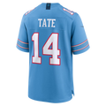 Punc T.Titans #14 Carnell Tate Light Blue 2026 Draft First Round Pick No. 4 Team Game Stitched Jerseys