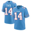 Punc T.Titans #14 Carnell Tate Player Light Blue 2026 Game Home Stitched Jerseys