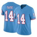 Punc T.Titans #14 Carnell Tate Player Light Blue Limited Vapor F.U.S.E. Home Game Stitched Jerseys