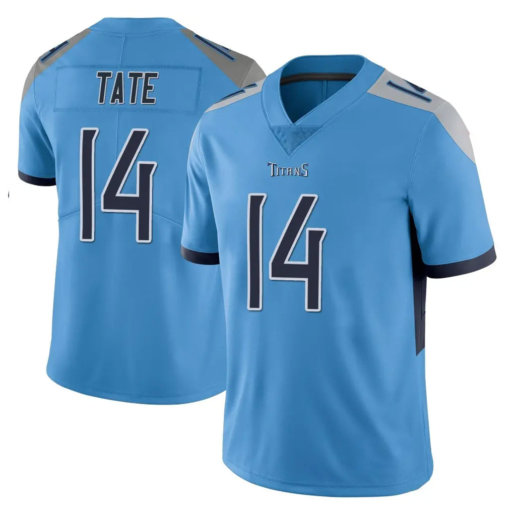 Punc T.Titans #14 Carnell Tate Player Light Blue Limited Vapor Untouchable Home Game Stitched Jerseys