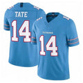 Punc T.Titans #14 Carnell Tate Player Light Blue Team Vapor F.U.S.E. Limited Home Game Stitched Jerseys